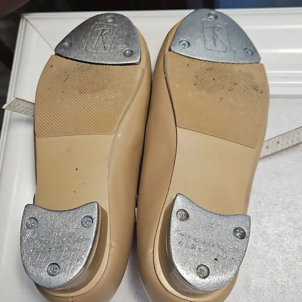 Revolution Tan Kids Tap Shoes Size 1M